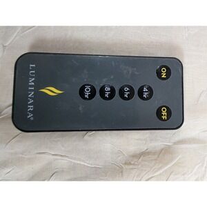 Luminara Flameless  Candle 6-Button Remote Control w/ 4-6-8-10 Hour Timer Option